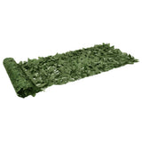 Balcony Privacy Screen with Dark Green Leaves 600x75 cm 3216422