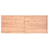 Wall Shelf Light Brown 160x60x cm Treated Solid Wood Oak 363714