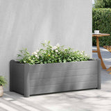 Garden Raised Bed PP Stone Grey 100x43x35 cm 317580