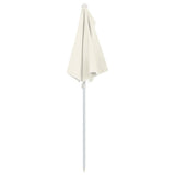 Garden Half Parasol with Pole 180x90 cm Sand 315559