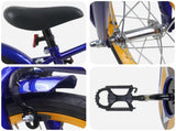 Kids Bike 16 Inches for 4-6 Years Old Dark Blue 42009305