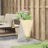 Planter Silver 50 x 50 x 75 cm Stainless Steel 883802