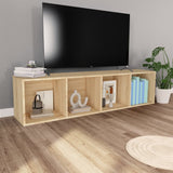 ZNTS Book Cabinet/TV Cabinet Sonoma Oak 36x30x143 cm Engineered Wood 800147