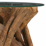 Coffee Table Solid Teak Driftwood 60 cm 243473