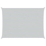 Sun Shade Sail Light Grey and White 7 x 5 m 42031134