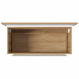 2 Piece Bathroom Furniture Set Artisan Oak Engineered Wood 856389