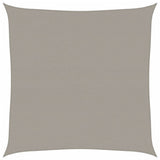Sunshade Sail 160 g/m Square Light Grey 5x5 m HDPE 4001970