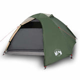 Camping Tent Dome 4-Person Green Waterproof 94335