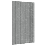 Roof Panels 12 pcs Galvanised Steel Silver 80x45 cm 317209