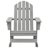 Garden Rocking Chair Grey Hardwood Standard Durable 45704