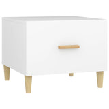 Coffee Tables 2 pcs White 50x50x40 cm Engineered Wood 812709
