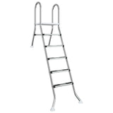 Partially in-Ground Pool Ladder 222 x 128 cm 5-Step 42032427