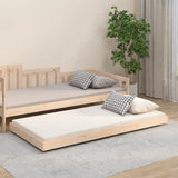 Bed Frame without Mattress 75x190 cm Small Single Solid Wood Pine 823509