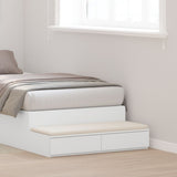 ZNTS Bed Drawers White 80x36,5x16,5 cm Engineered Wood 866923