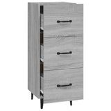 Sideboard Grey Sonoma 34.5x34x90 cm Engineered Wood 817412