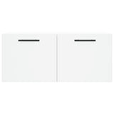 Wall Cabinet White 80x36.5x35 cm Engineered Wood 830100