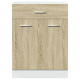 Drawer Bottom Cabinet Lyon Sonoma Oak 60x46x81.5 cm Engineered Wood 849614