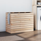 Laundry Basket 88.5x44x66 cm Solid Wood Pine 832319