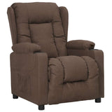Recliner Chair Taupe Fabric 339056