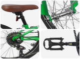 Mountain Bike 24'' 6-Speed for 8-12 Years Old Green 42009749