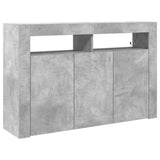 Sideboard Concrete Grey 116 x 30 x 75 cm Engineered Wood 3333879