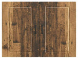 Wall Cabinet PORTO Old Wood 80 x 31 x 80 cm Engineered Wood 885413