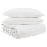 Duvet Set with Pillow 3 pcs White Down Feather 3377016