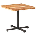 ZNTS Bistro Table Square 80x80x75 cm Solid Acacia Wood 320280