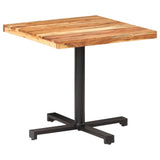 ZNTS Bistro Table Square 80x80x75 cm Solid Acacia Wood 320280