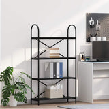 Bookshelf Black Oak 80 x 30 x 146 cm Engineered wood 879893