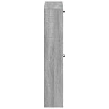 Wall-Mounted Shoe Cabinet HAARLEM 71 x 17 x 86 cm Grey Sonoma 896861