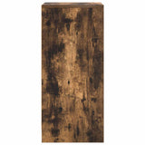 Shoe Cabinet Smoked Oak 29.5x34x76 cm Engineered Wood 861863