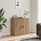Sideboard Artisian Oak 80x33x70 cm Engineered Wood 857074
