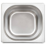 Gastronorm Containers 8 pcs GN 1/6 150 mm Stainless Steel 50908