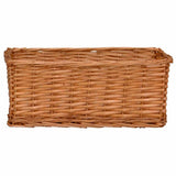 286981 4 Piece Nesting Basket Set Brown Willow