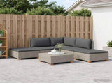 6 pcs Rattan Lounge Set with Cushions GENDT Natural Rattan 3429843