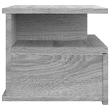 Floating Nightstand 2 pcs Grey Sonoma 40x31x27 cm Engineered Wood 815315