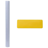 Window Films 5 pcs Static Frosted Grey PVC 3208942