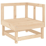 ZNTS 7 Piece Garden Lounge Set Solid Wood Pine 3186354