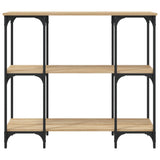 Console Table Sonoma Oak 102x35x90 cm Engineered Wood 834146