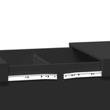 Coffee Table Black 100x55x40 cm Engineered Wood 840871