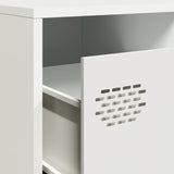 TV Cabinet White 202x39x43.5 cm Cold-rolled Steel 3307154