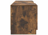 TV Cabinet Smoked Oak 150 x 31 x 47 cm Engineered Wood 895840