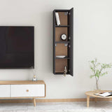 TV Cabinets 2 pcs Grey 30.5x30x60 cm Engineered Wood 803331