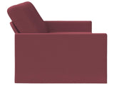 3 Seater Sofa Wine Red 190 x 81 x 82 cm Fabric 42041109
