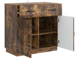 Sideboard Smoked Oak 66 x 34.5 x 87 cm Engineered Wood 895330