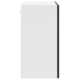 Kitchen Wall Cabinet Porto Black Engineered Wood 854068