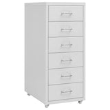 Mobile File Cabinet Grey 28x41x69 cm Metal 335917