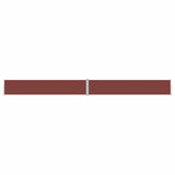 Retractable Side Awning Brown 117x1200 cm 318057