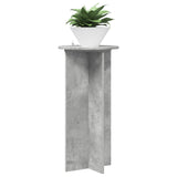 Plant Stand 2 pcs Concrete Grey 40 x 40 x 80 cm Engineered Wood 899702